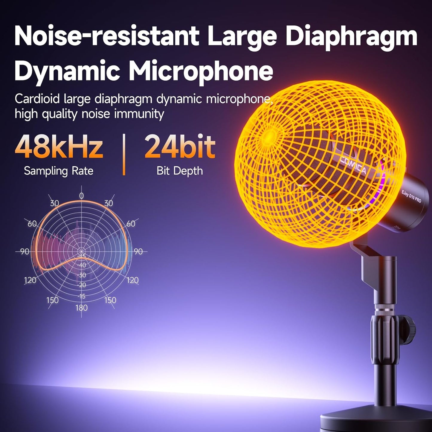 ميكروفون الألعاب الديناميكي D10™