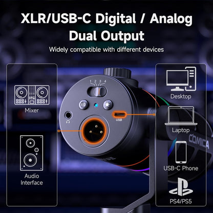 ميكروفون الألعاب الديناميكي D10™